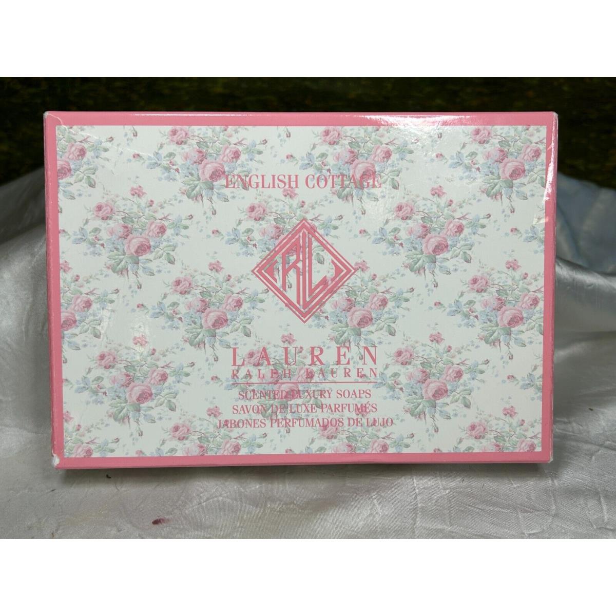 Lauren BY Ralph Lauren English Cottage 6 X 85G Scented Luxury Soaps W/ Box