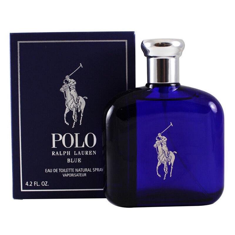 Polo Blue Ralph Lauren Men 4.2 oz 125 ml Eau De Toilette Spray