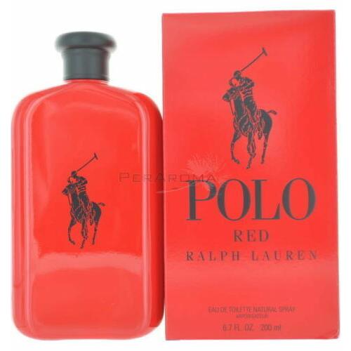 Polo Red By Ralph Lauren For Men 6.7 Oz Eau De Toilette 6.7 Oz 200 Ml Spray