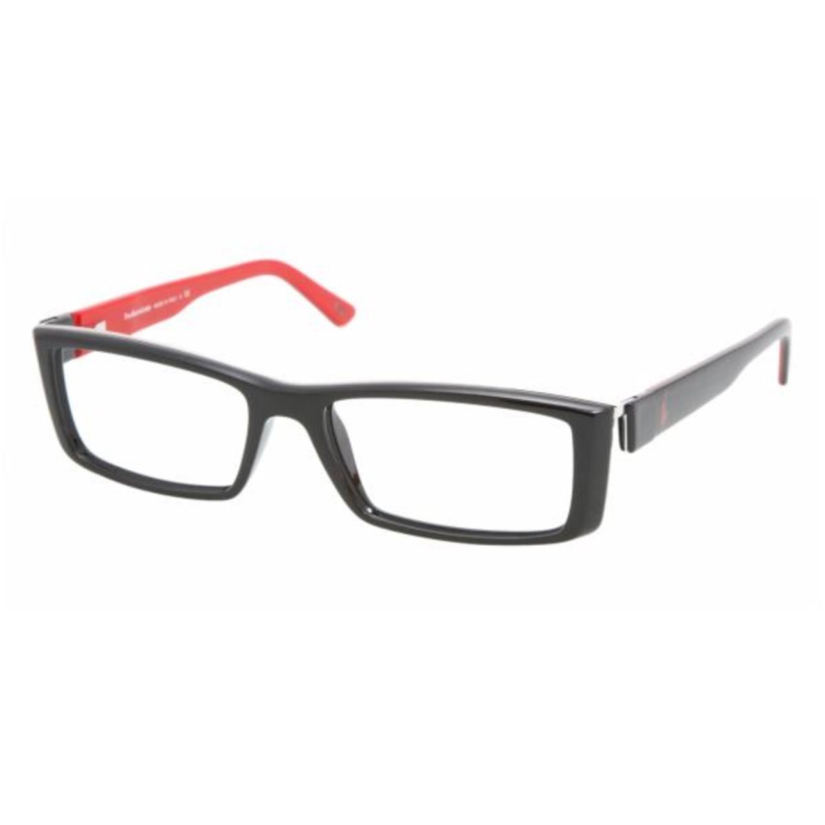 Polo Ralph Lauren Eyeglasses Polo 2070 5001 55-16 135 Black Silver Red Frames