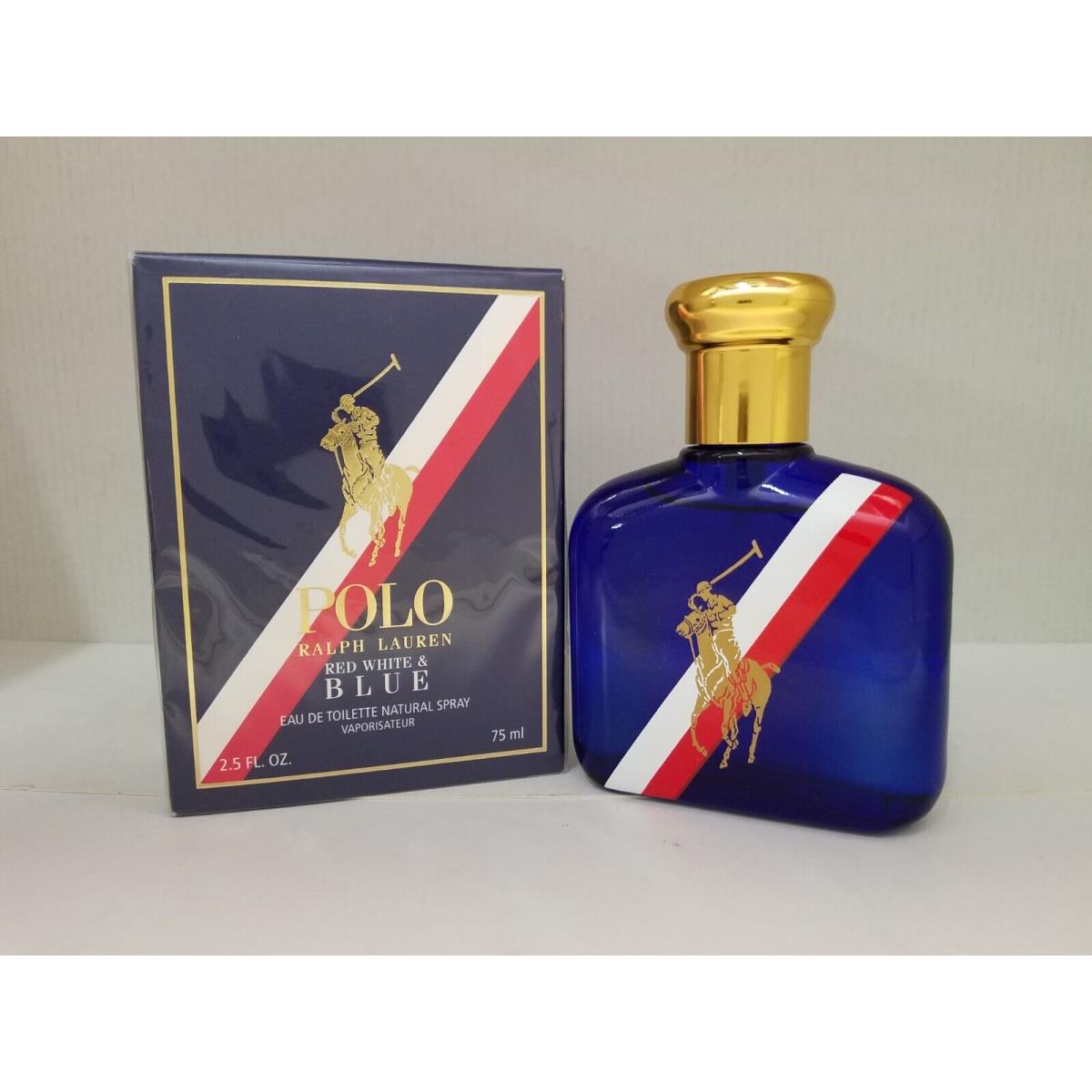 Polo Ralph Lauren Red White Blue For Men 2.5 FL OZ / 75 ML Edt Spray