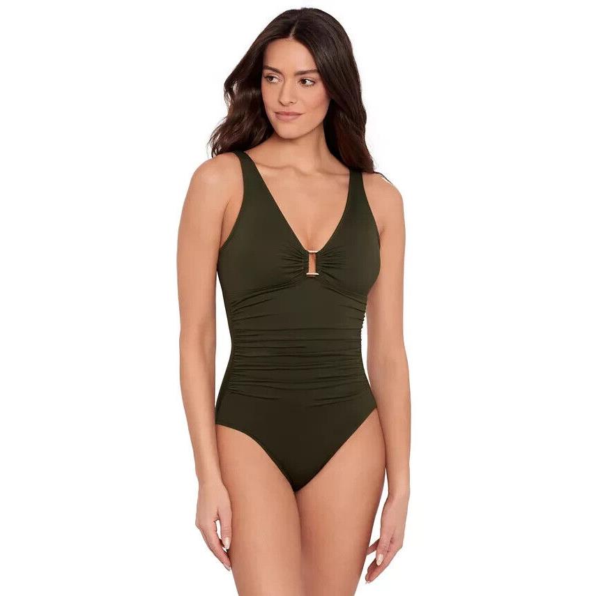 Ralph Lauren Ring Over The Shoulder One Piece Swimsuit 14