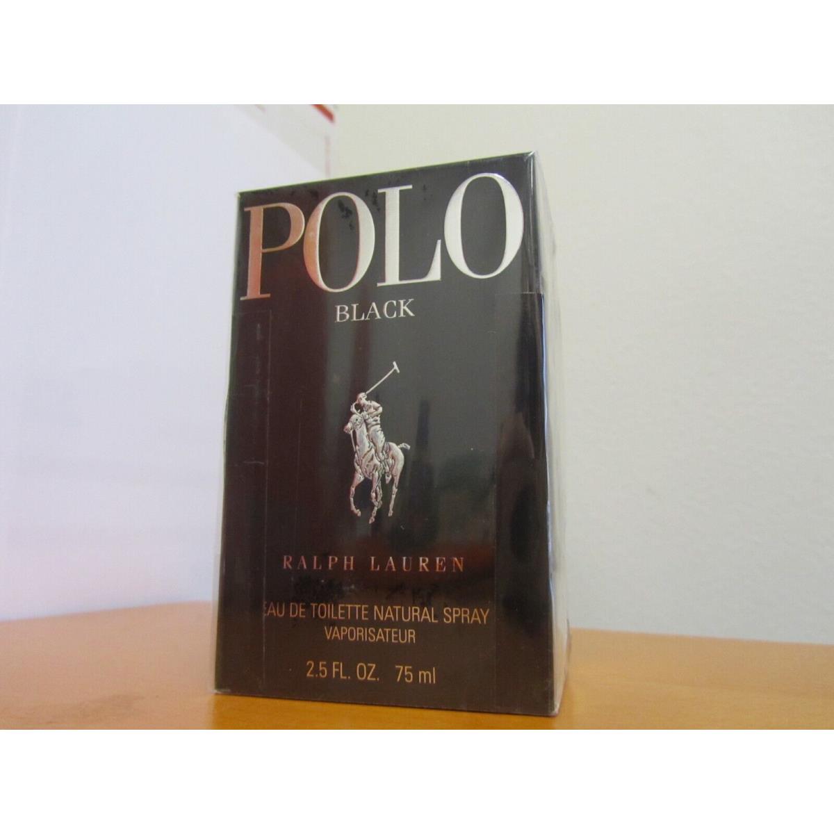 Polo Black Ralph Lauren Men Cologne 2.5oz/ 75 ML Eau De Toilette Spray Sealed