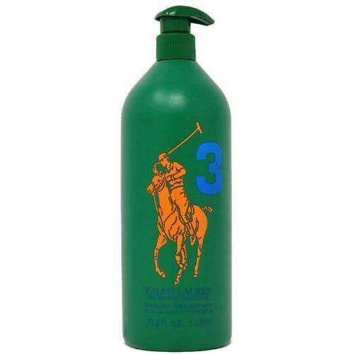 Big Pony Green 3 Ralph Lauren Men 33.8 oz/1 Liter Revitalizing Hair Body Wash