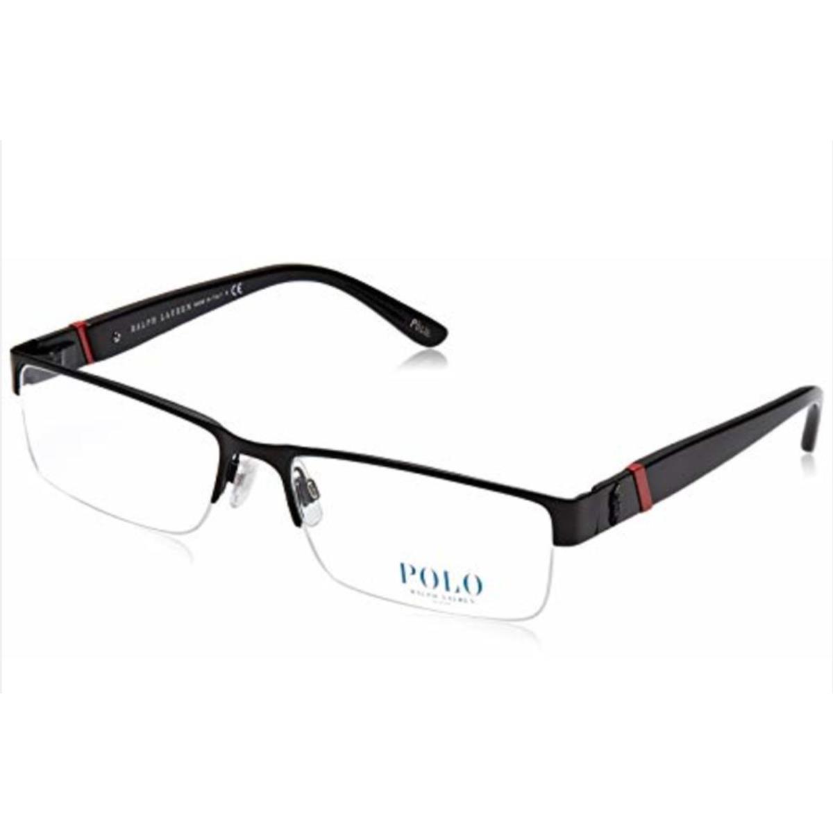 Polo Ralph Lauren Eyeglasses Polo 1117 9038 54-17 140 Black Red Frames