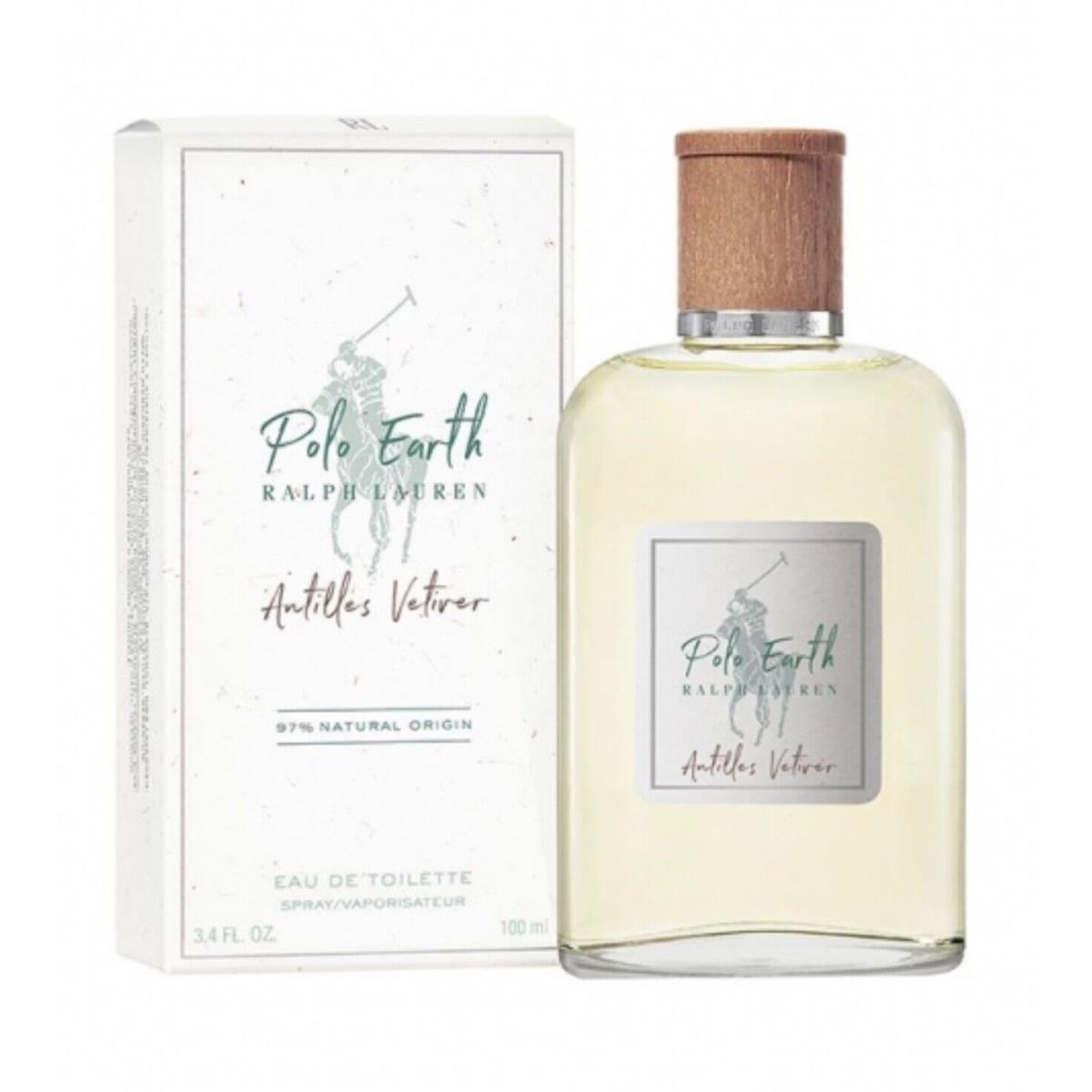 Ralph Lauren Polo Earth Antilles Vetiver Edt Spray 3.4oz