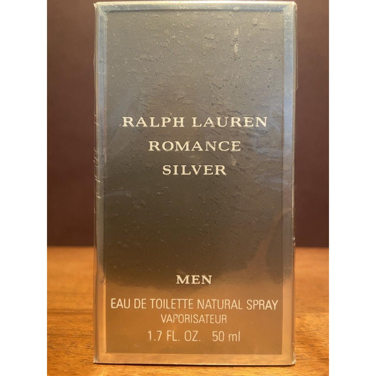 Ralph Lauren Romance Silver Men 1.7 Fl. OZ / 50 ML Edt Spray Rare