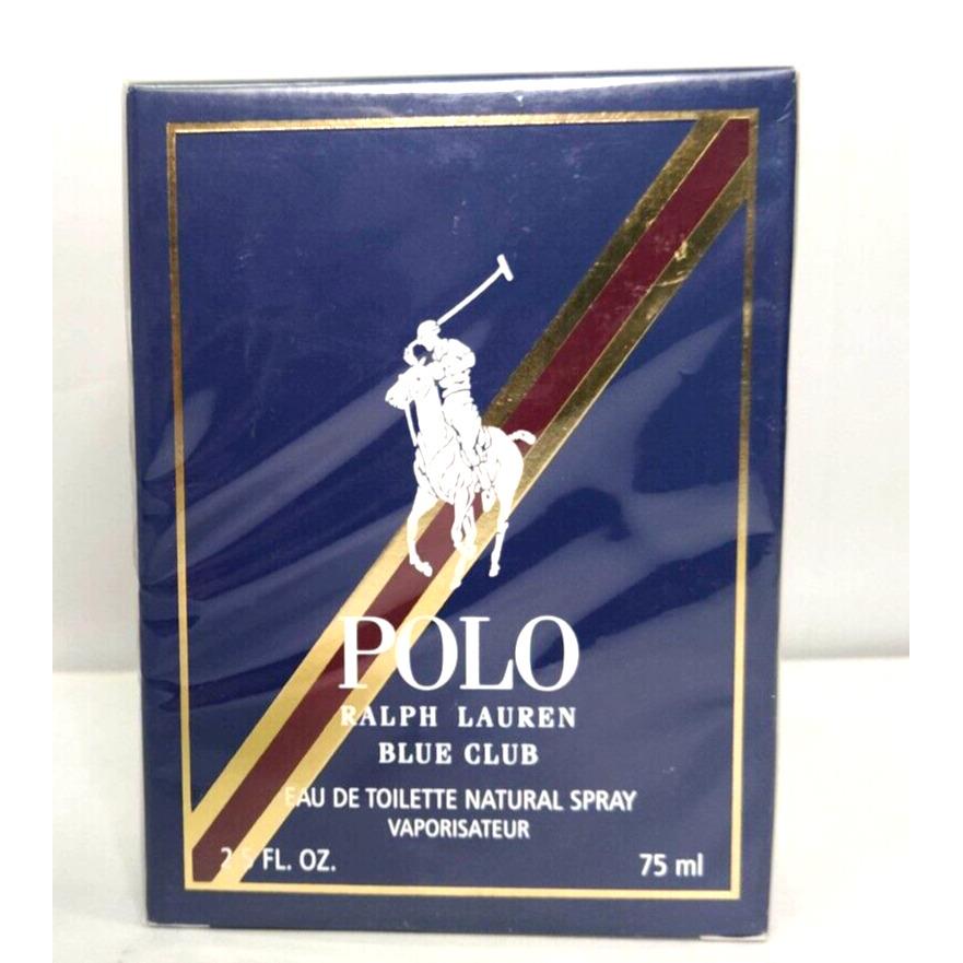 Ralph Lauren Polo Blue Club 2.5 oz 75 ml For Men Spray Edt Rare