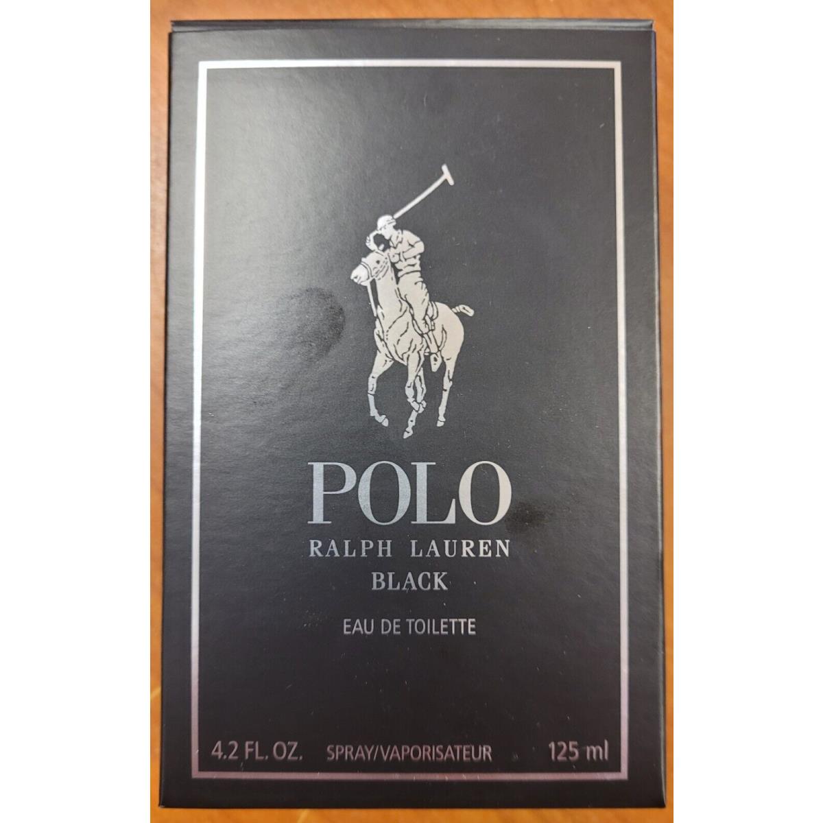 Polo Black by Ralph Lauren 4.2 oz Edt Spray For Men Eau De Toilette