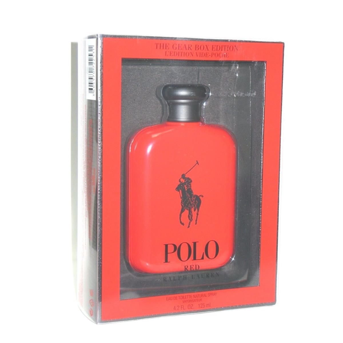 Ralph Lauren Polo Red The Gear Box Limited Edition 4.2 oz / 125ml Window Box