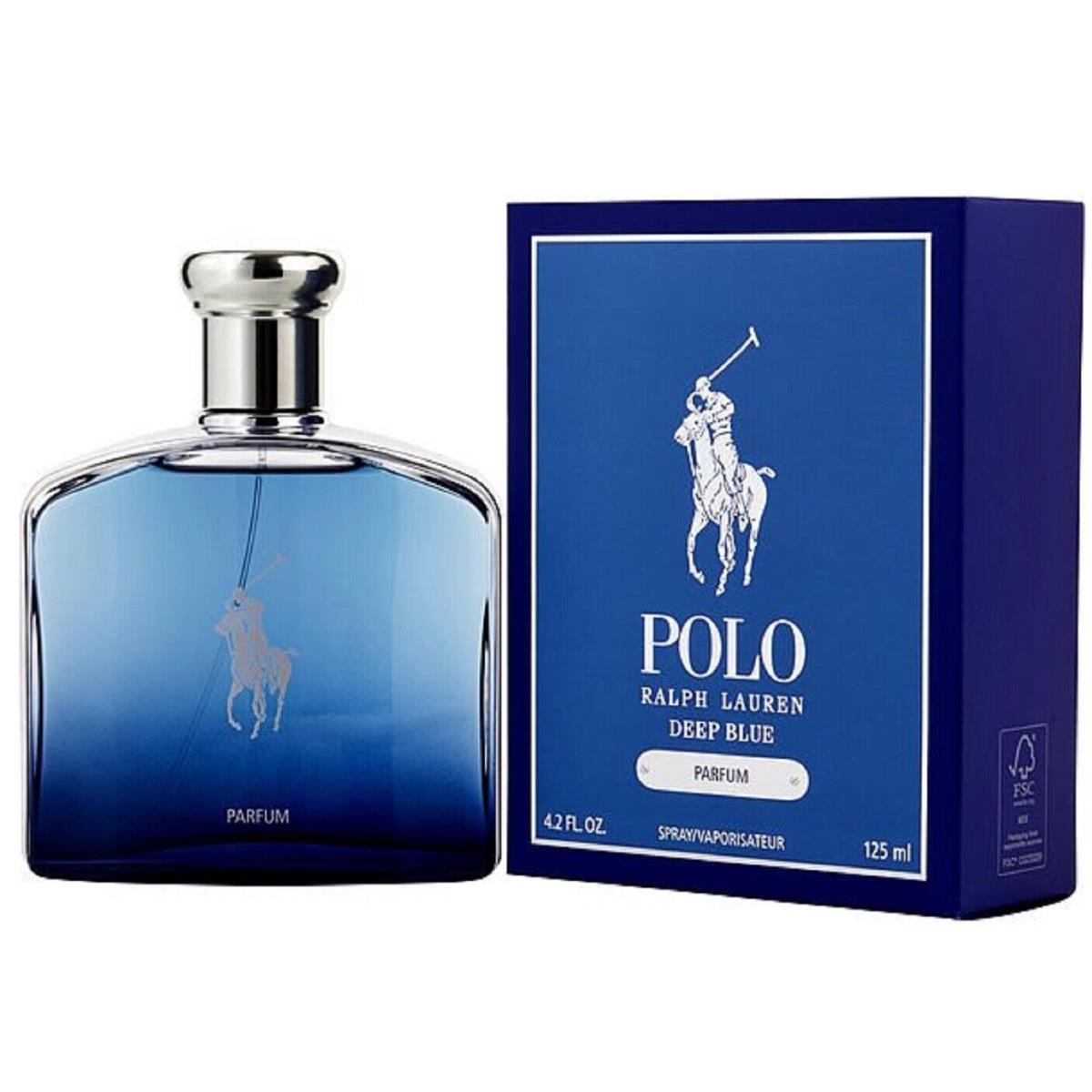 Polo Deep Blue Ralph Lauren 4.2 oz / 125 ml Parum Men Cologne Spray