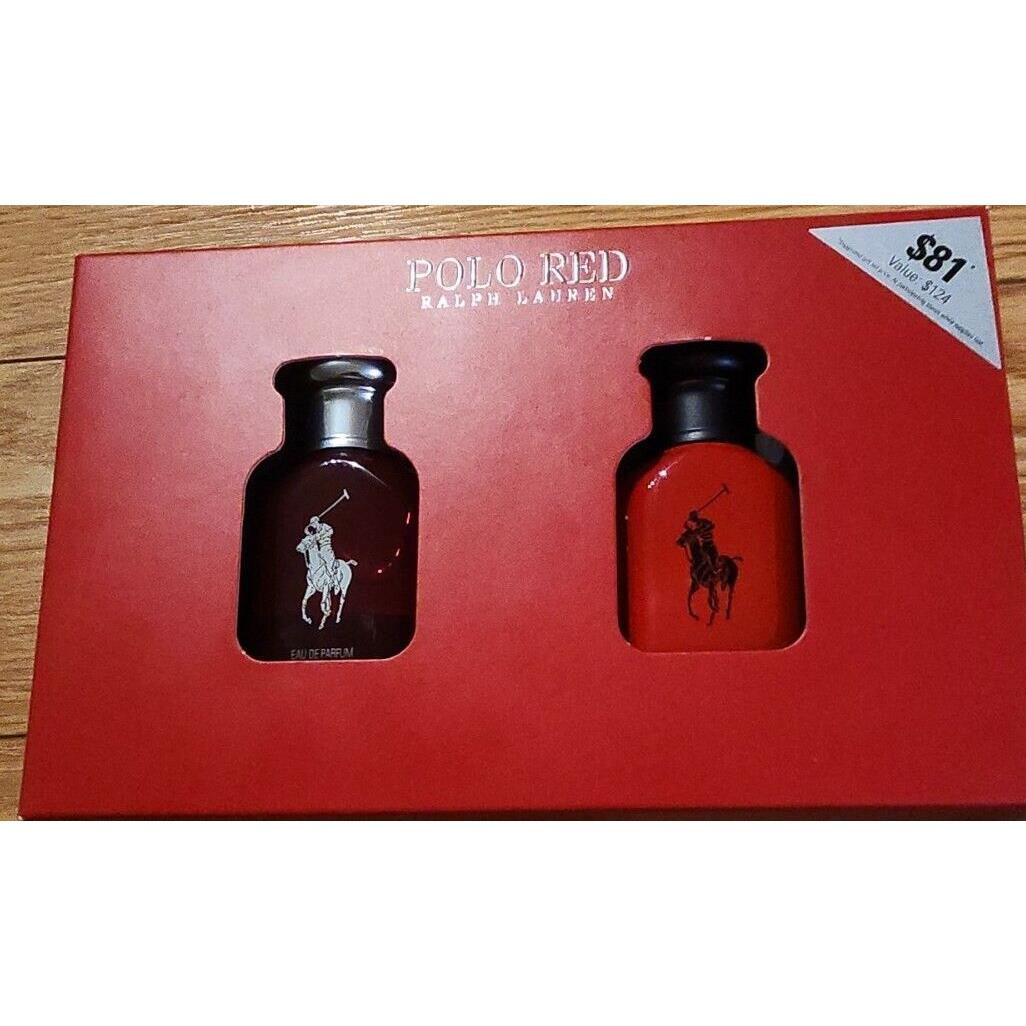 Ralph Lauren Polo Red 2 pc Gift Set Edp Plus Edt 1.36 fl oz Each