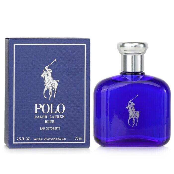 Polo Blue by Ralph Lauren For Men Edt 2.5 FL OZ / 75ML Natural Spray