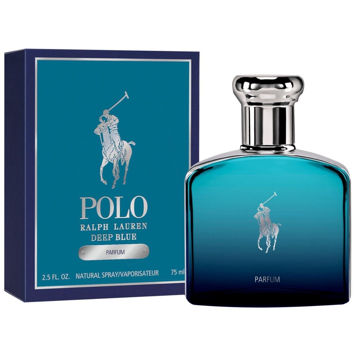 Polo Deep Blue by Ralph Lauren Parfum For Men Edp 2.5 FL OZ / 75 ML Spray