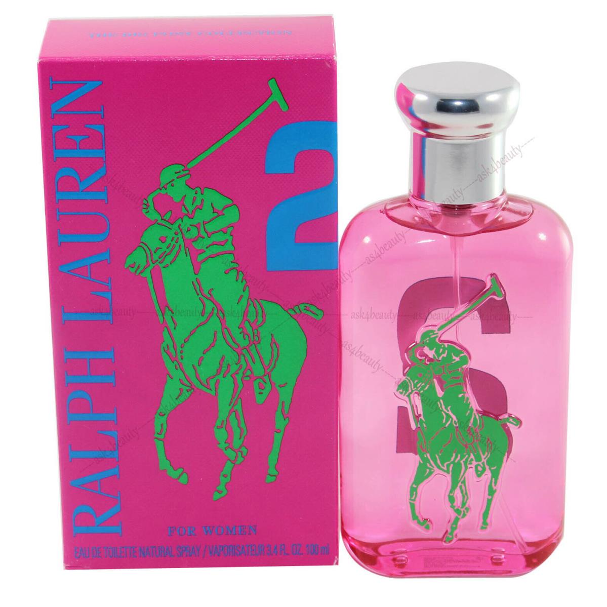 Ralph Lauren Polo Big Pony No 2 3.4oz/100ml Edt Spray Women