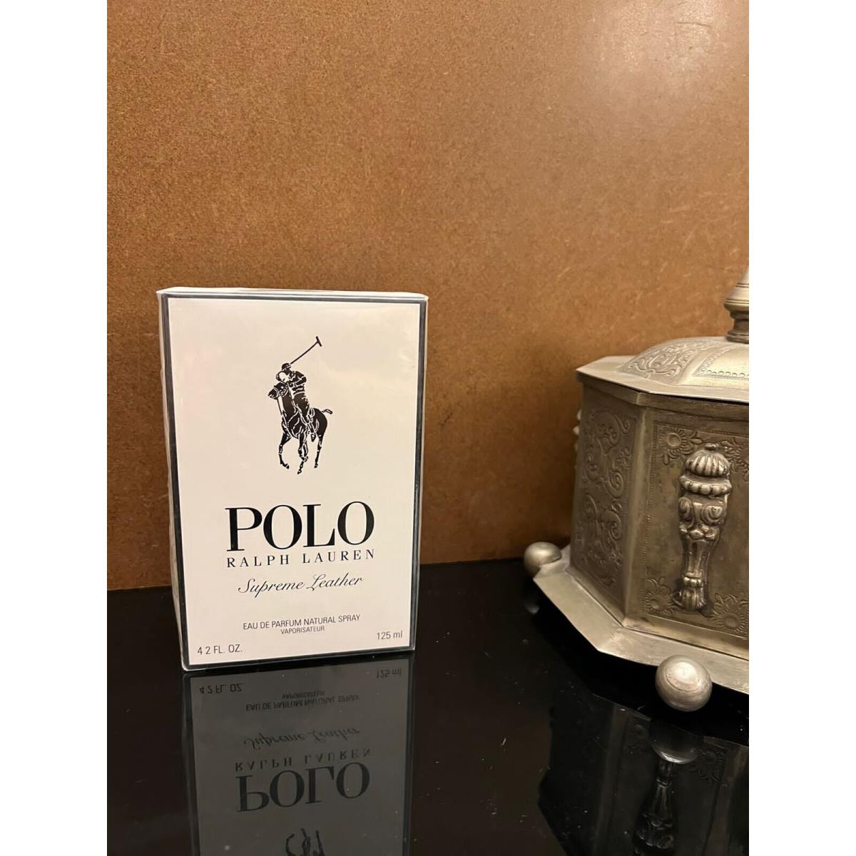 Ralph Lauren Polo Supreme Leather Men Edp 125 ml 4.2 oz Tstr V Rare