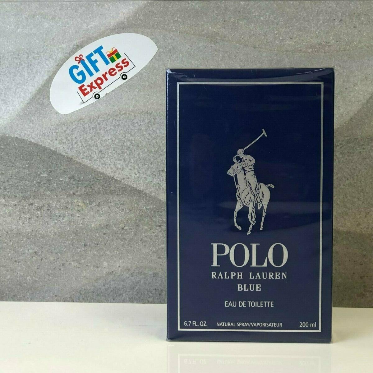 Polo Blue Cologne by Ralph Lauren 6.7 oz Edt Spray For Men In The Box