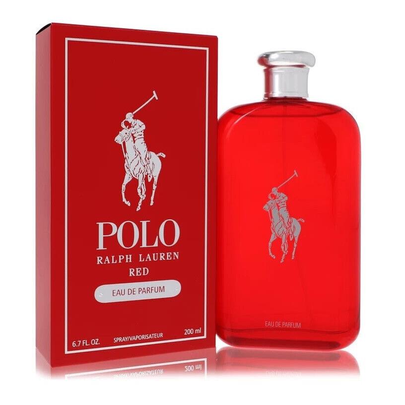 Polo Red By Ralph Lauren Men 6.7 6.8 oz 200 ml Eau De Parfum Spray