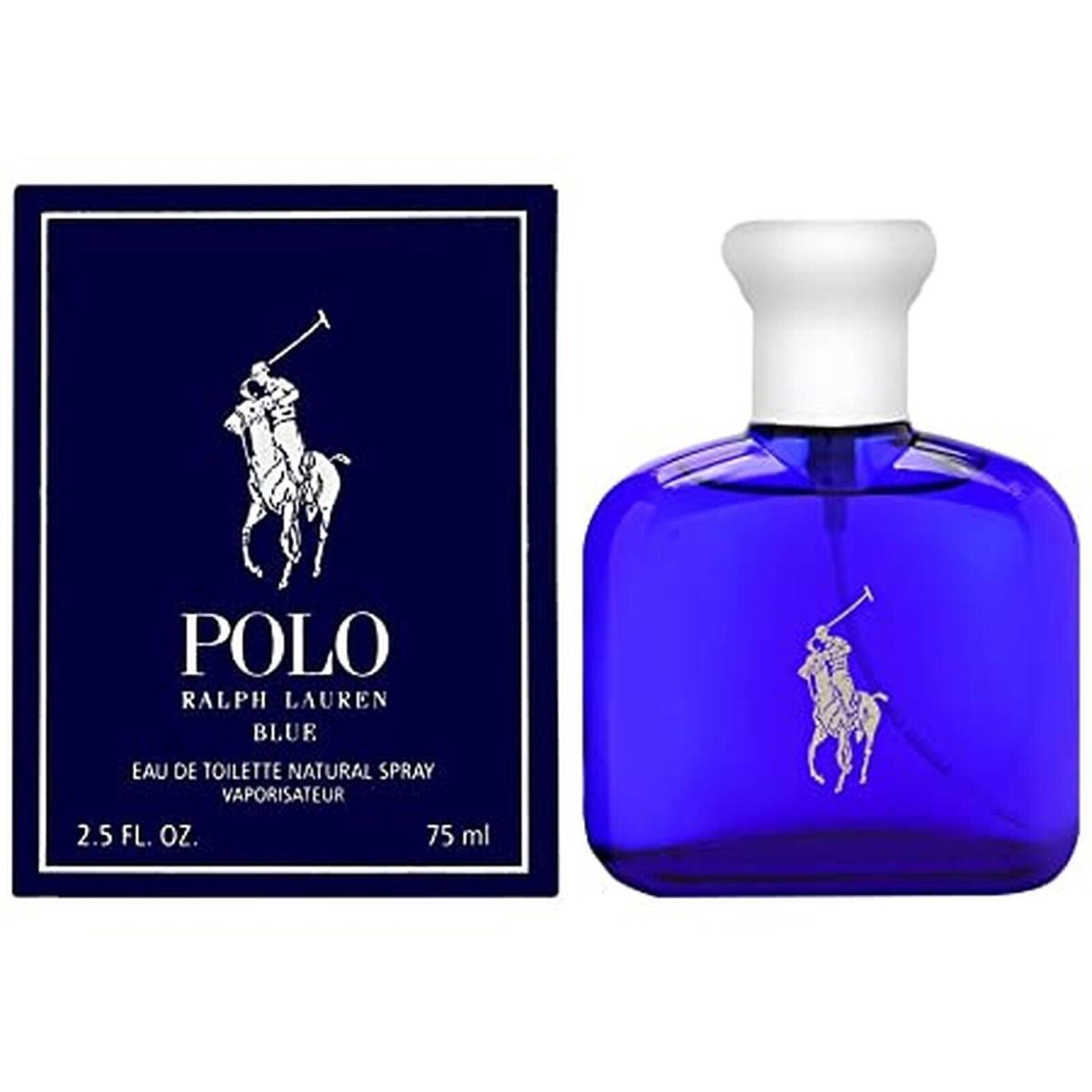 Ralph Lauren Polo Blue For Men - 2.5 OZ/75 ML Edt Spray