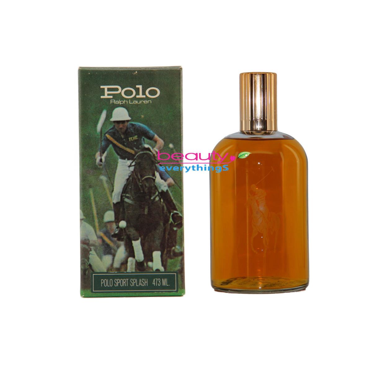 Ralph Lauren Polo Green Sport Splash 16oz / 437ml Men`s Cologne Very Rare