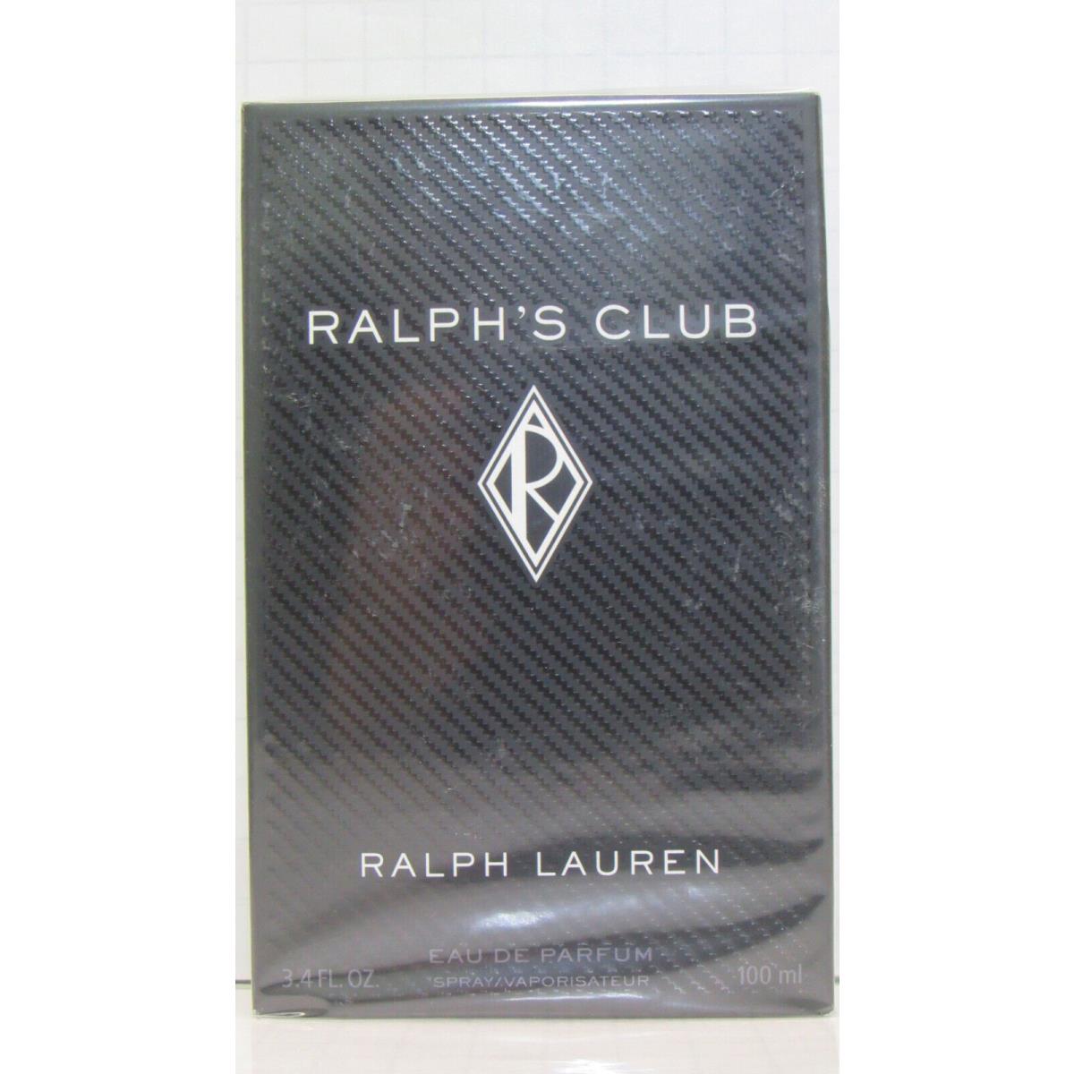 Ralph`s Club by Ralph Lauren 3.4 oz Eaudeparfum Spray For Men