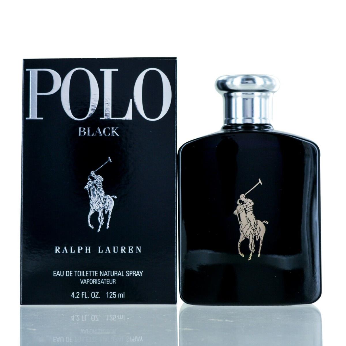 Polo Black For Men by Ralph Lauren Eau De Toilette Spray 4.2 Oz