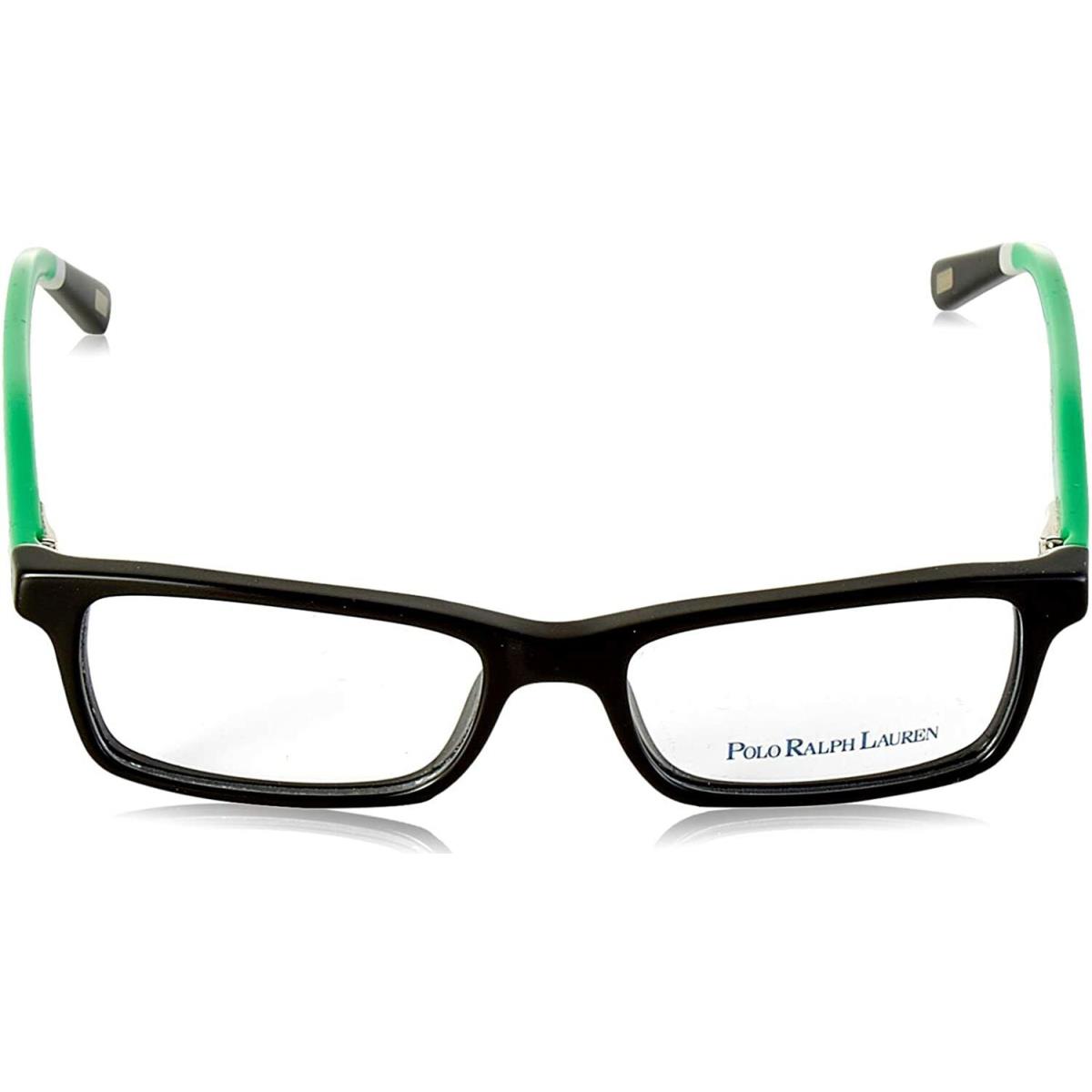 Polo Ralph Lauren Prep 8523 1312 Black Green Kids Plastic Eyeglasses 47-15-125