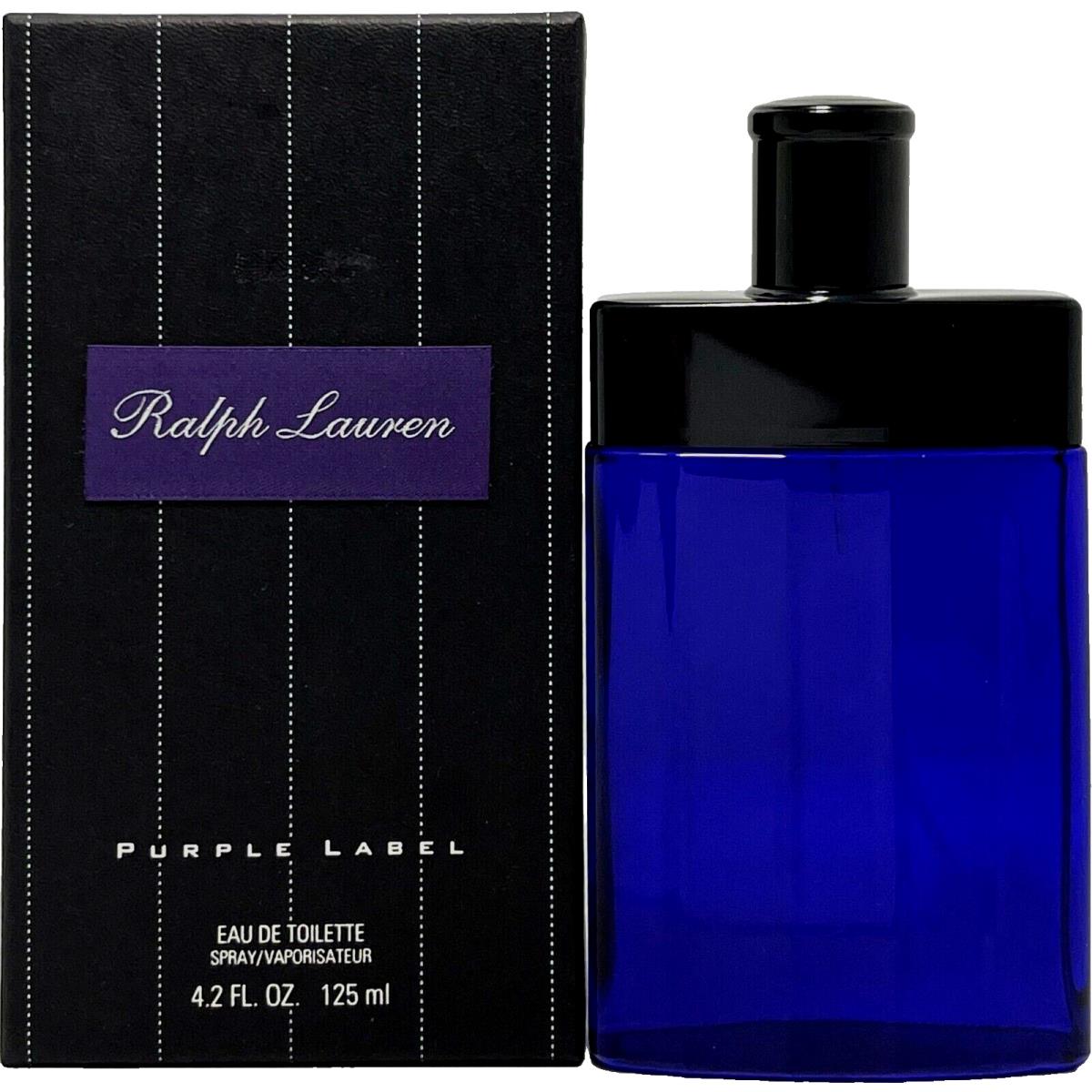 Ralph Lauren Purple Label Eau DE Toilette Spray Men 4.2 Oz / 125 ml