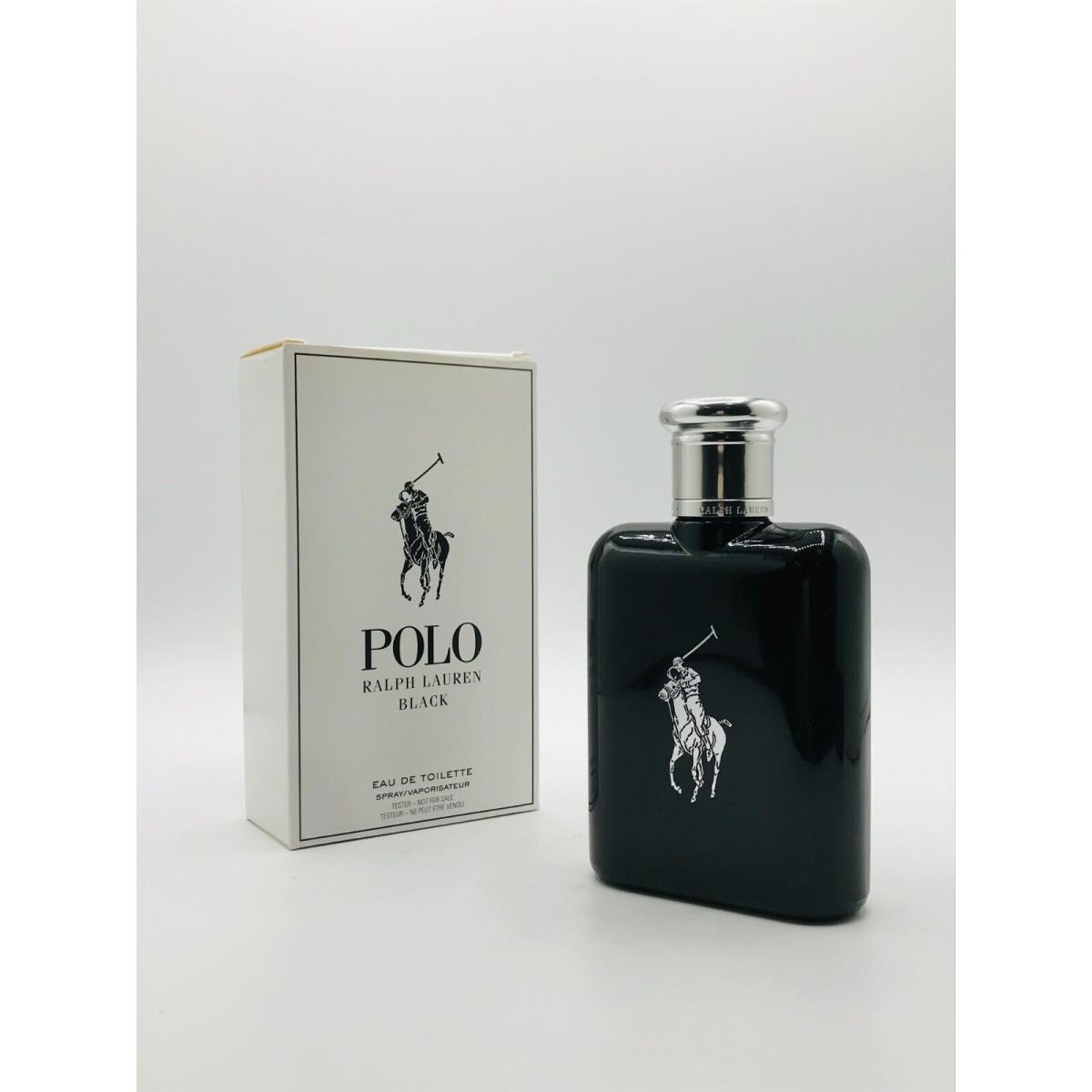 Ralph Lauren Polo Black Men Cologne Edt Spray 4.2 oz 125 ml Box As Shown