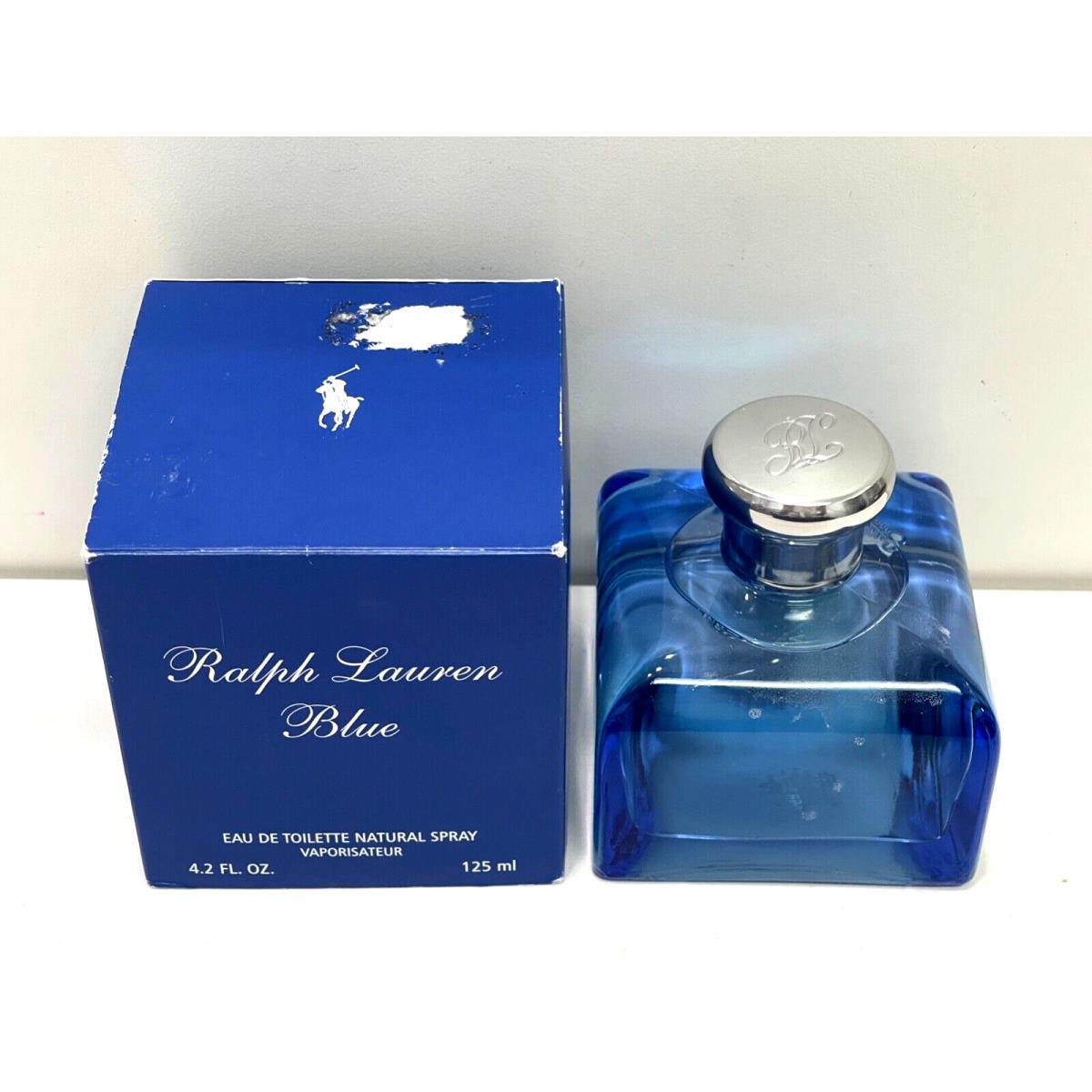 Ralph Lauren Blue Women Perfume Edt Spray 4.2 oz / 125 ml Niob as Pic