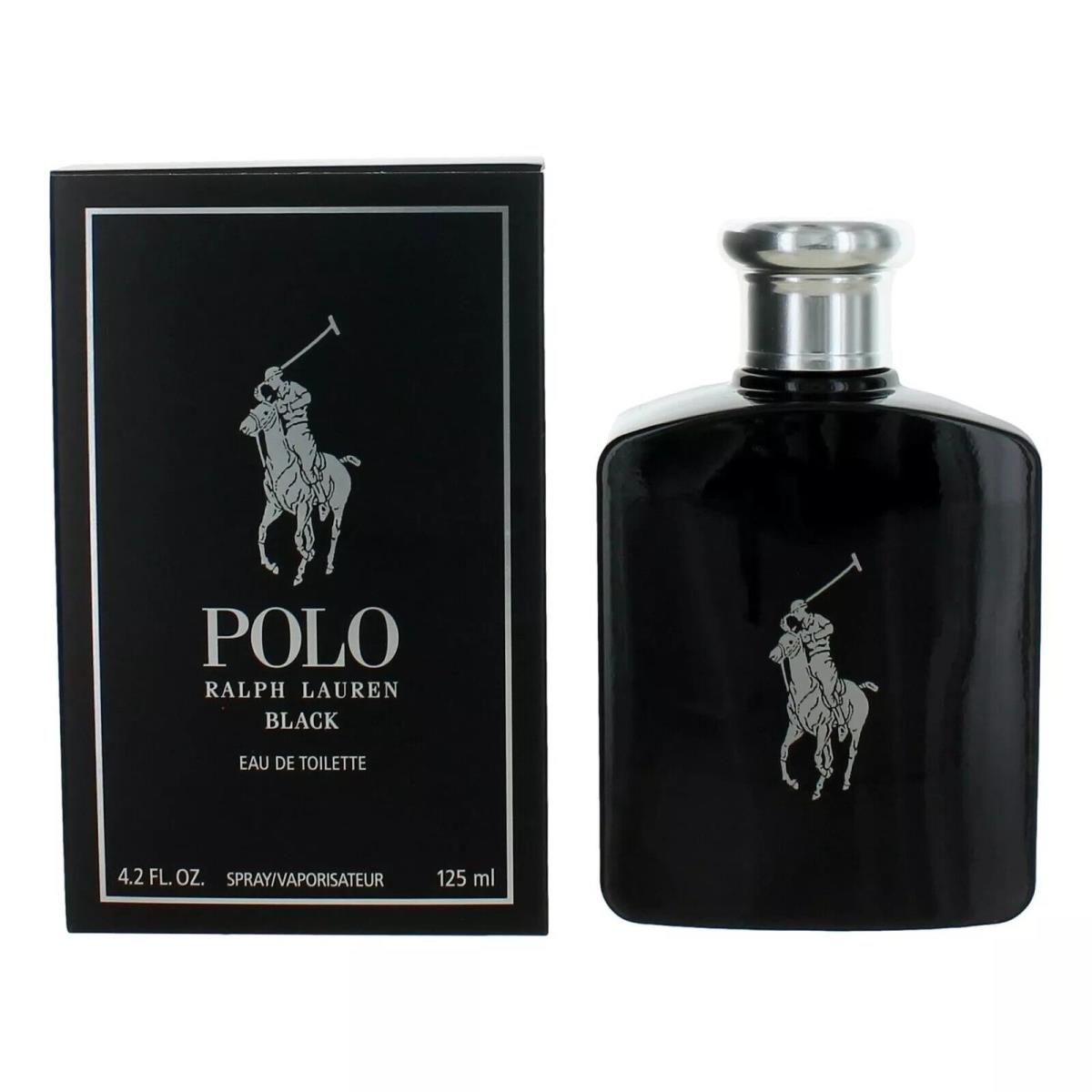 Ralph Lauren Polo Black 4.2 OZ Edt Spray For Men NO Cello