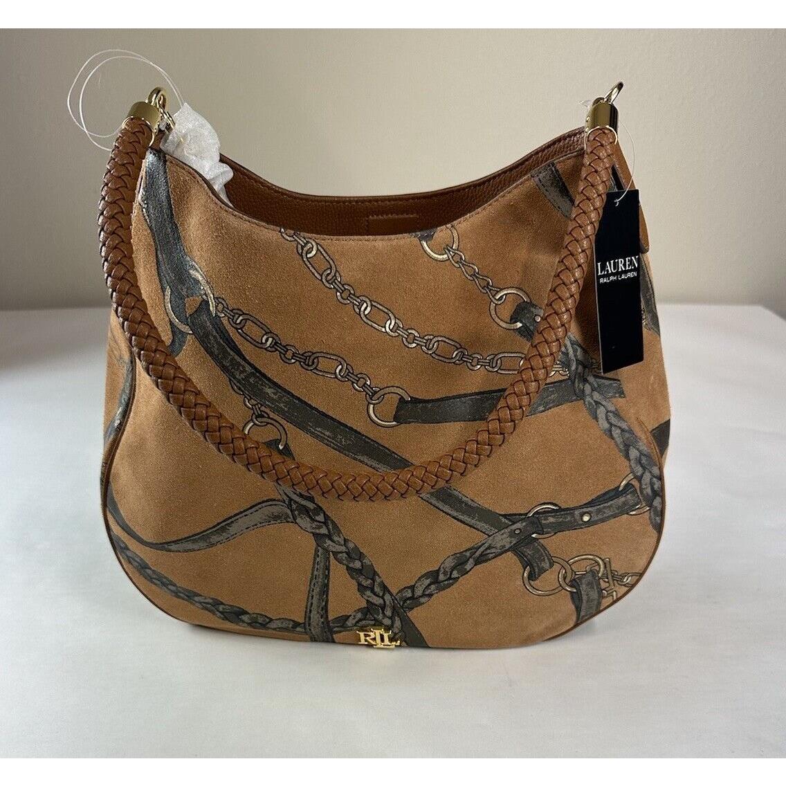 Lauren Ralph Lauren Women s Suede Hobo Bag Leather Shoulder Bag