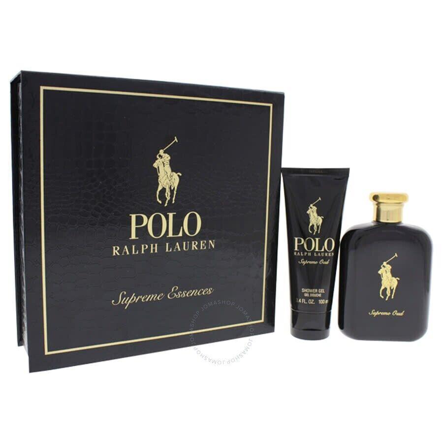 Polo Supreme Oud By Ralph Lauren Set - 4.2 Edp Spray and 3.4 Shower Gel For Men