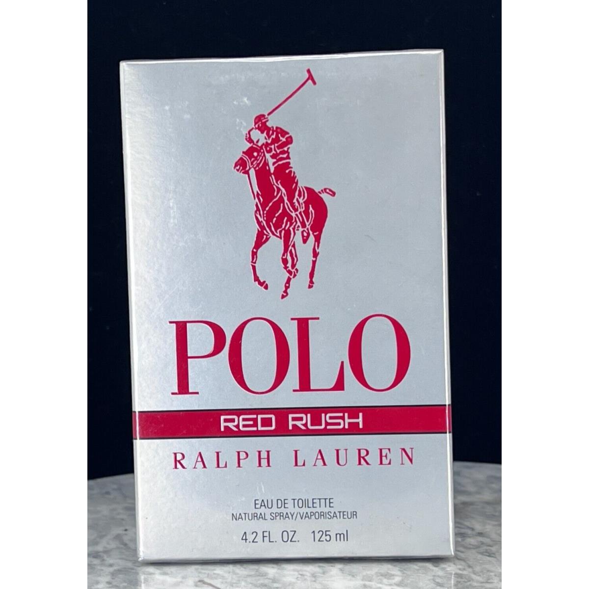 Ralph Lauren Polo Red Rush Men 4.2 Oz Eau De Toilette Spray