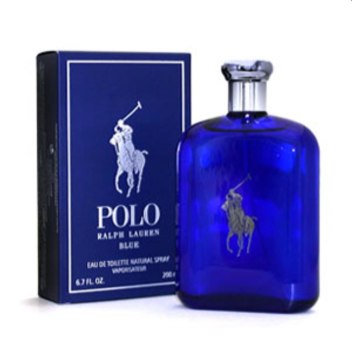 Polo Blue Ralph Lauren Edt Spray 6.7 Oz For Men 7240