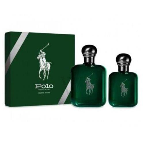 Polo Green Intense by Ralph Lauren For Men 2 Pcs Gift Set 4 oz Edt + 2 oz Spray