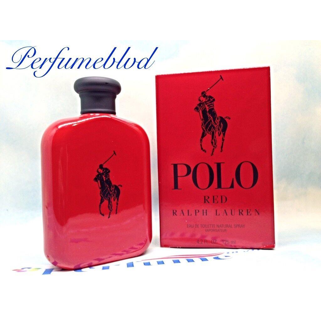 Polo Red BY Ralph Lauren 4.2 Fl.oz 125 ML Eau DE Toilette Spray