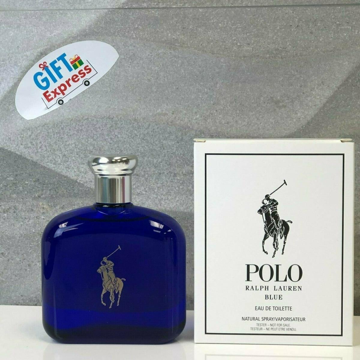 Ralph Lauren Polo Blue Eau DE Toilette 4.2oz Natural Spray in Tstr Box