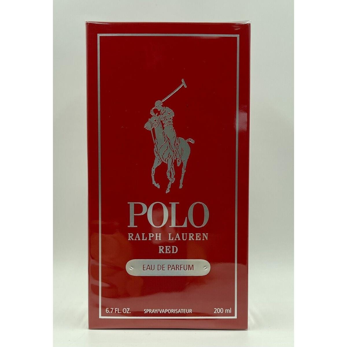 Polo Red by Ralph Lauren Eau De Parfum 6.7 OZ Spray