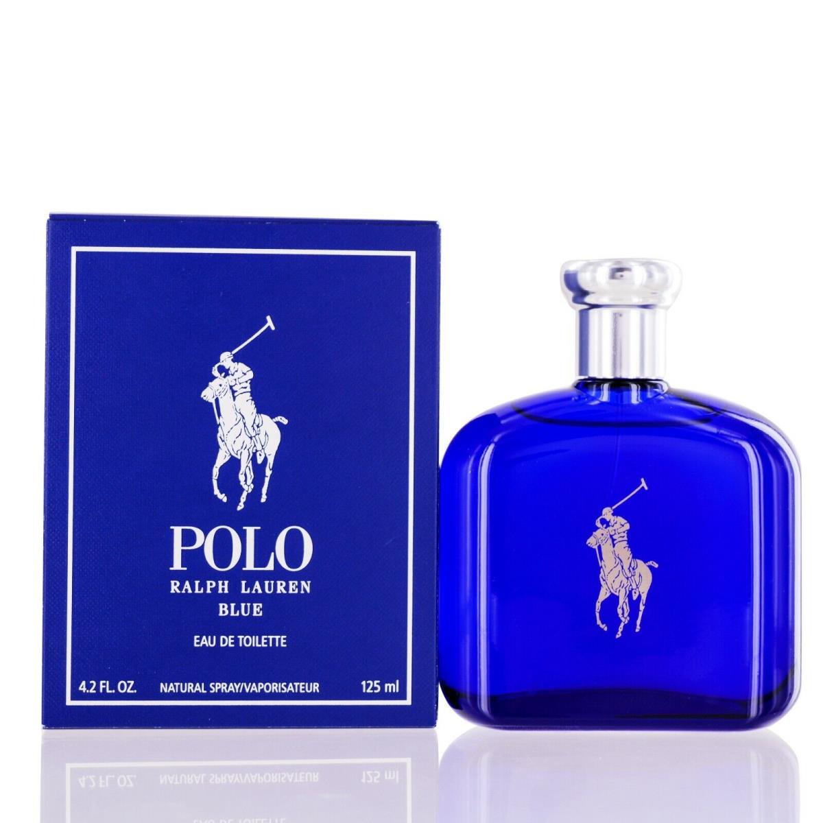 Polo Blue For Men by Ralph Lauren Eau De Toilette Spray 4.2 Oz