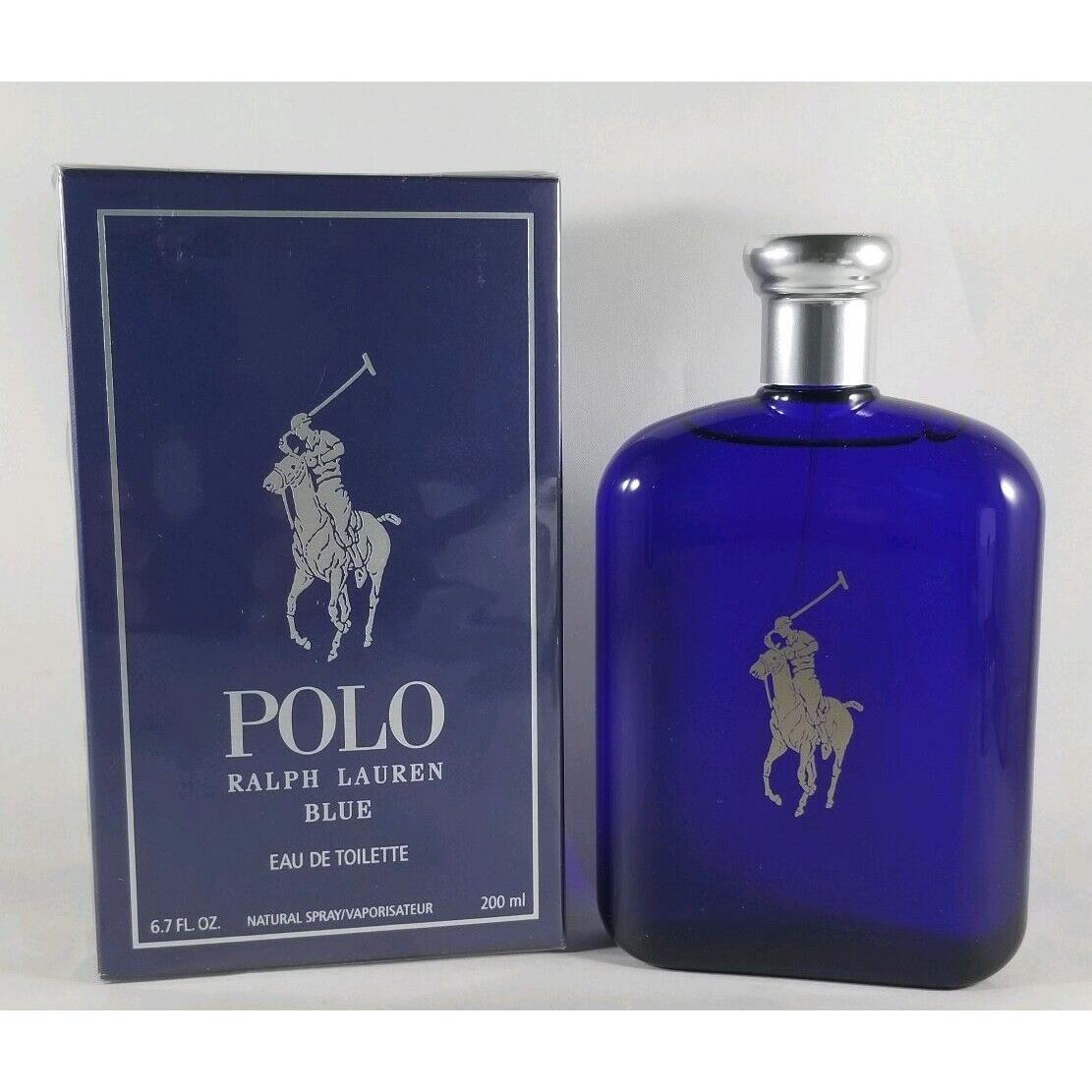 Polo Blue by Ralph Lauren 200ml 6.7 Oz Eau De Toilette Spray Men Seald Box