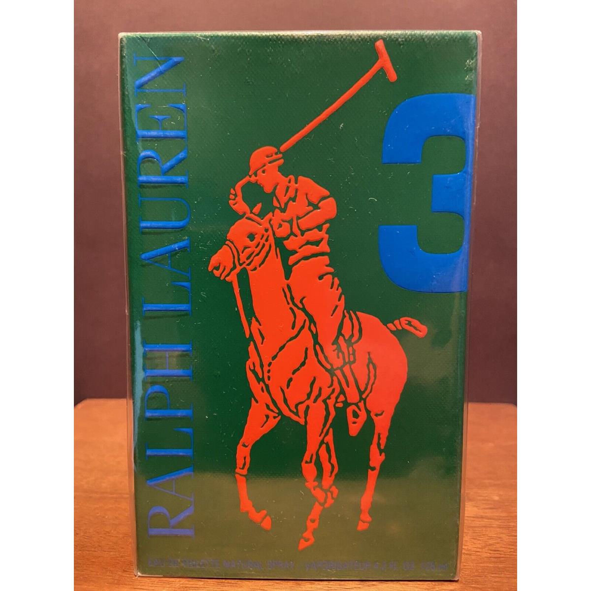 Ralph Lauren The Big Pony Collection 3 Edt Spray 4.2 oz / 125 ml Box Rare