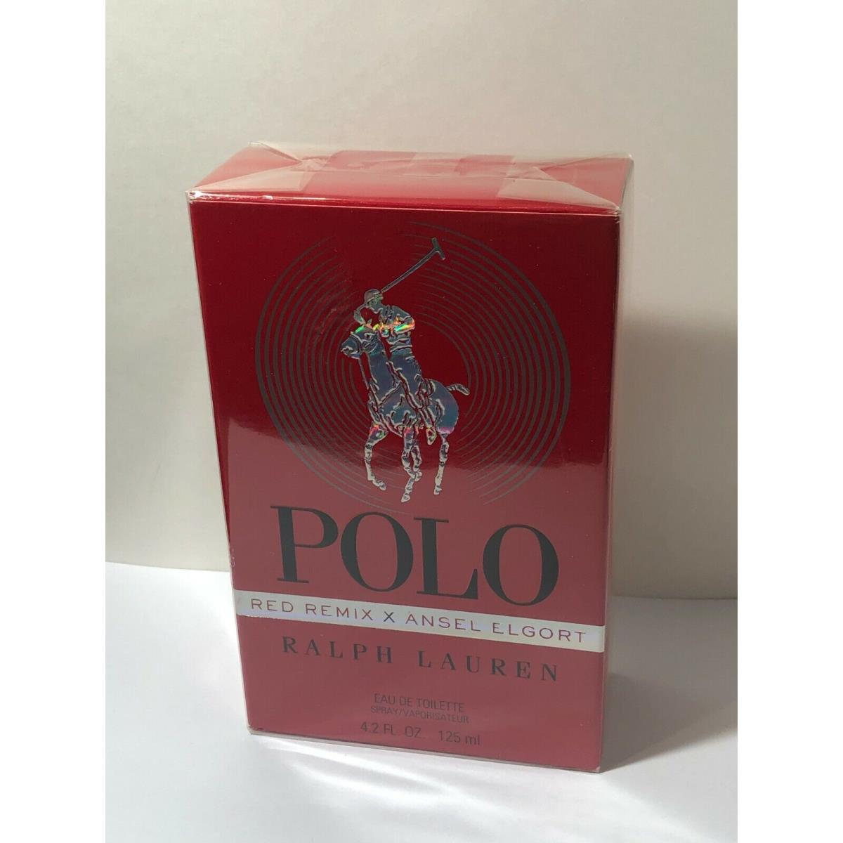 Ralph Lauren Polo Red Remix X Ansel Elgort 4.2 oz Edt Spray