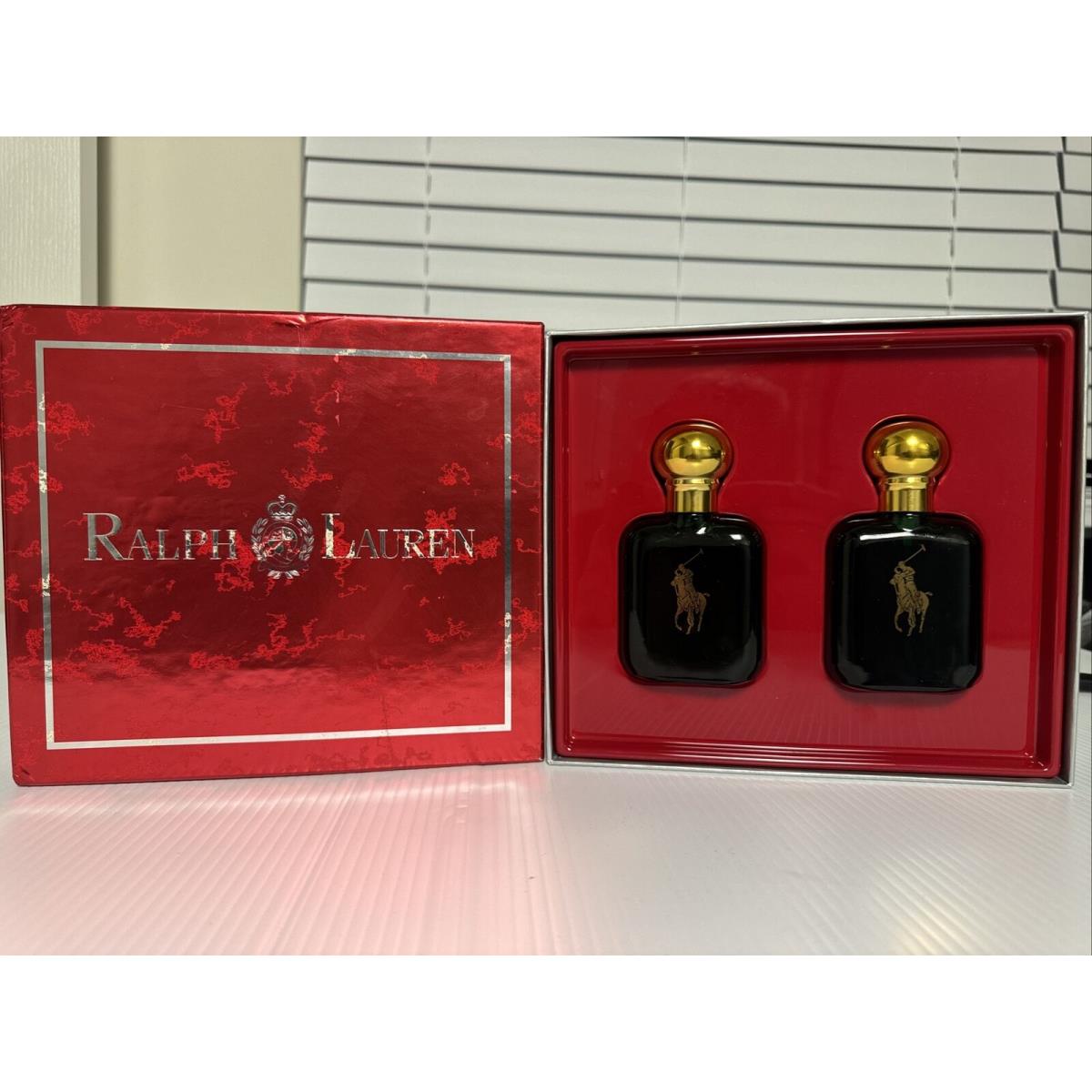 Ralph Lauren Polo Green Vtg Cosmair Set w/ 2 Oz Eau De Toilette After Shave