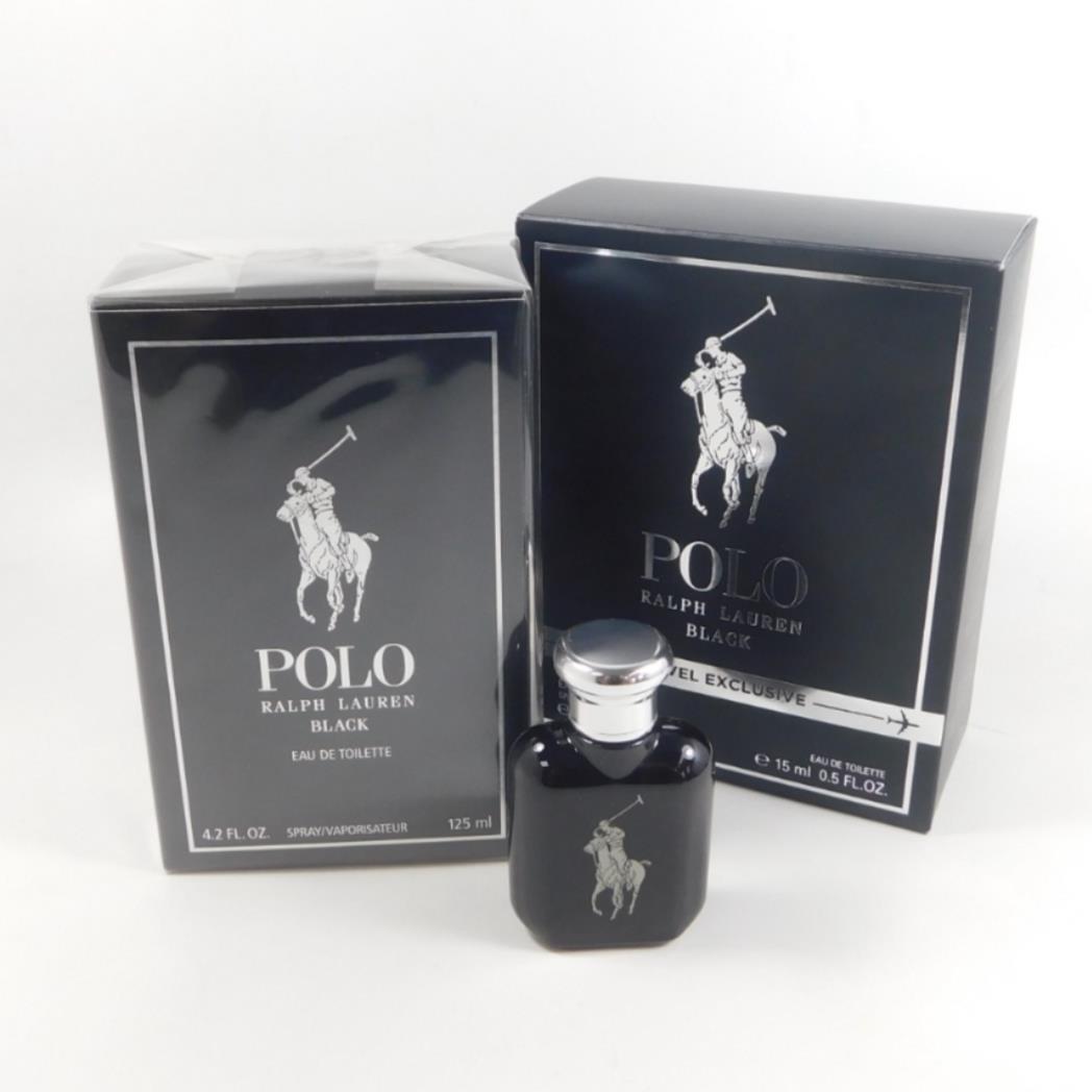 Polo Black by Ralph Lauren Travel Set 4.2 oz Edt 0.5 oz