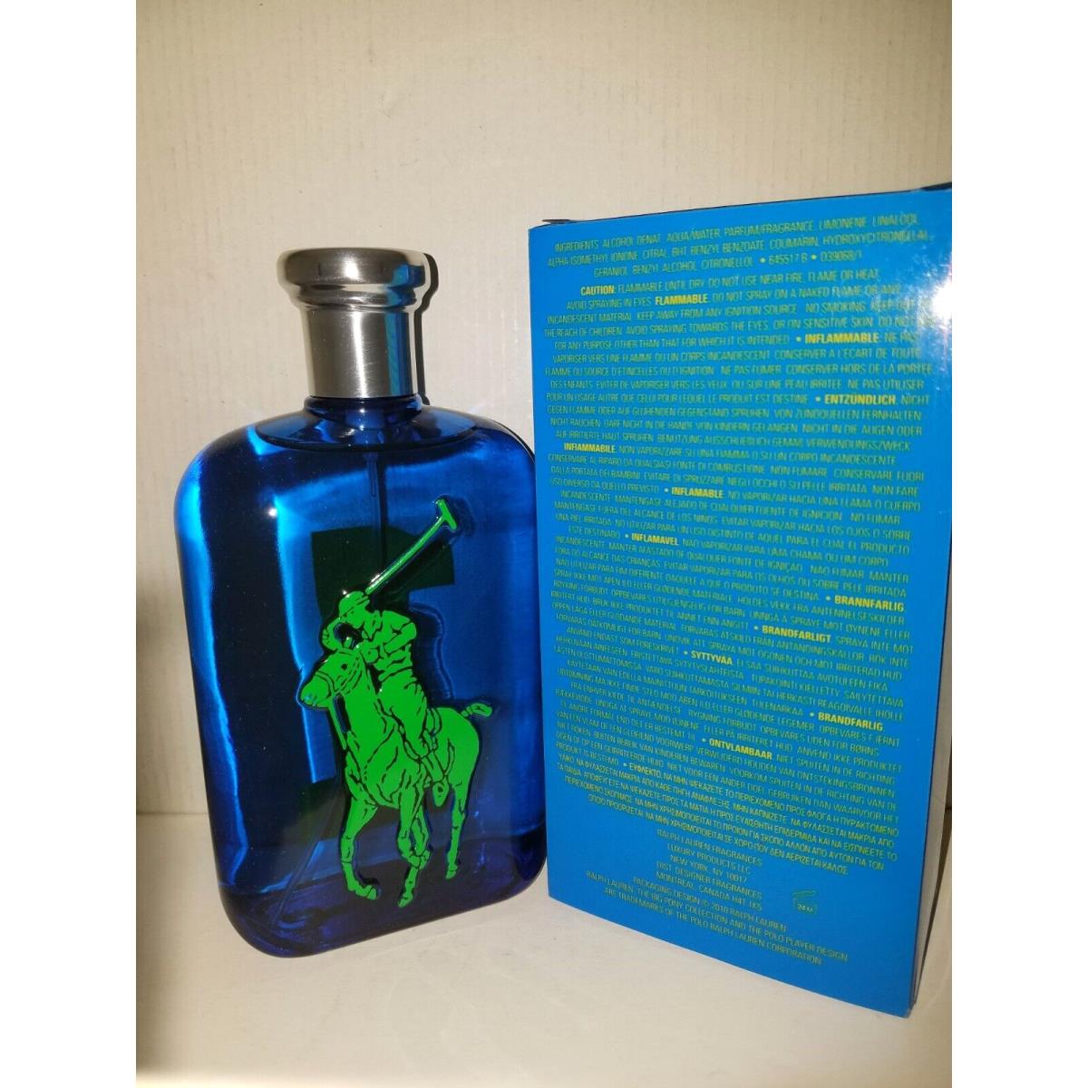 Ralph Lauren Big Pony Xxl 1 Men`s 8.4 FL Oz/ 250ML Edt Spray No Cellophane