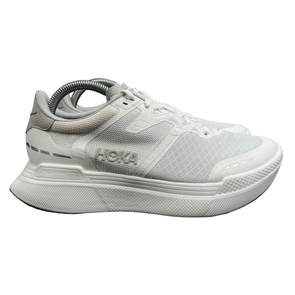 Hoka One One Transport X White Running Shoes - White