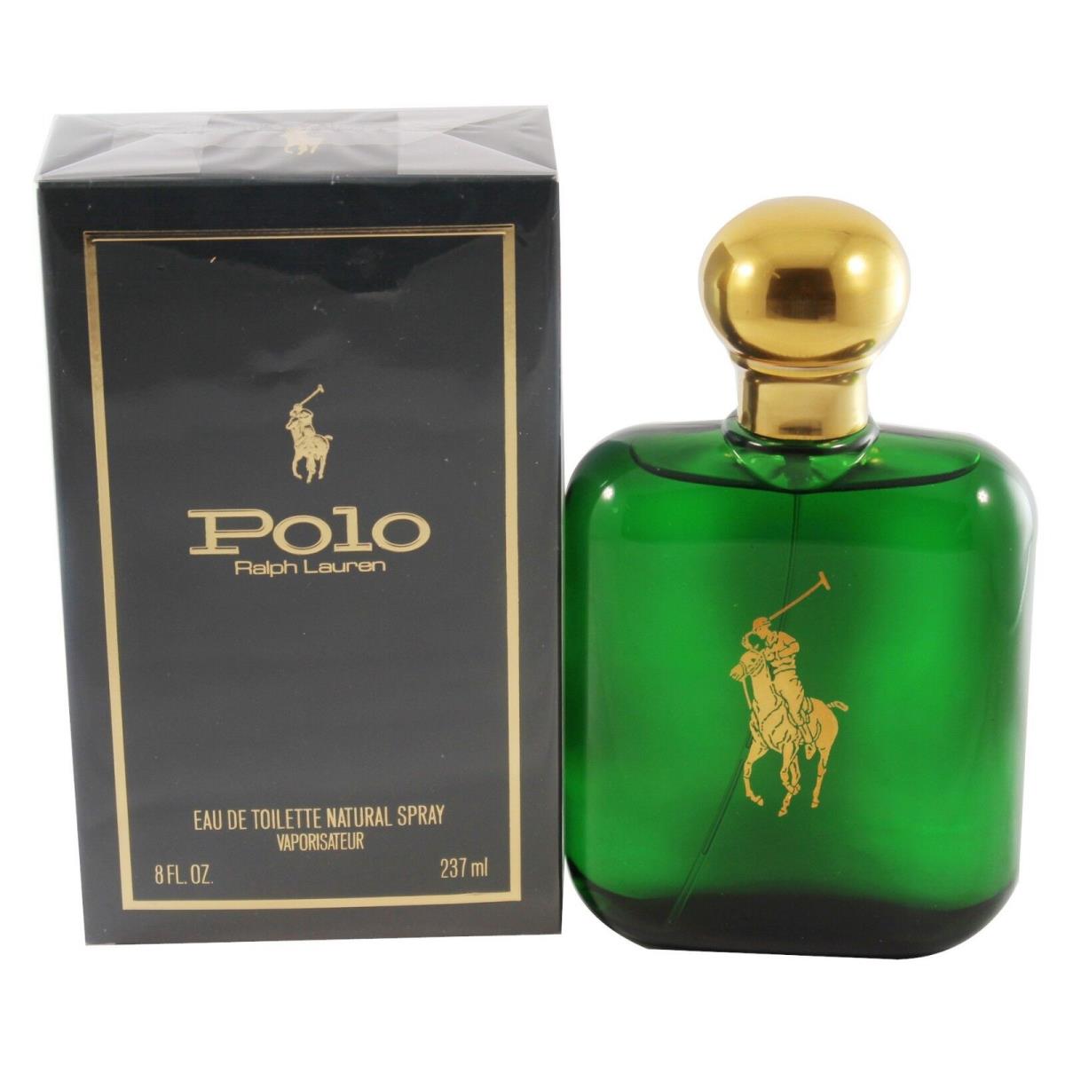 Polo Green By Ralph Lauren Men 8.0 oz /237 ml Edt Spray Men In Damage Box