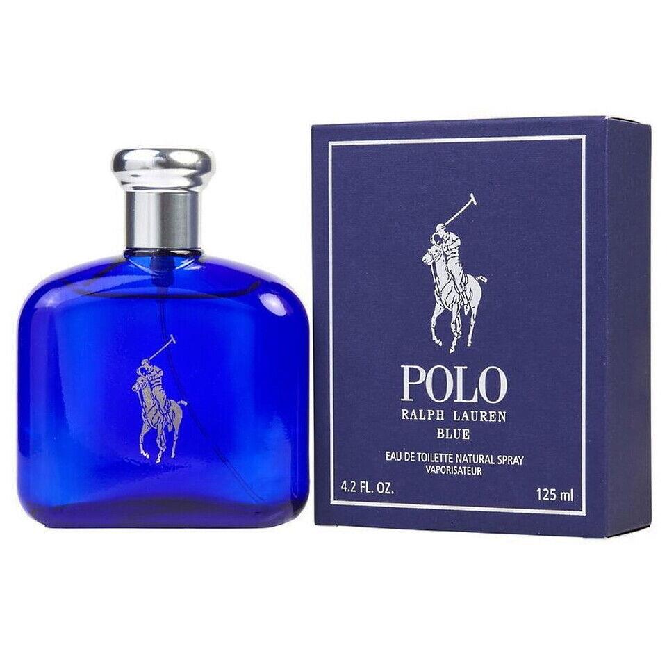 Ralph Lauren Polo Blue Eau De Toilette 4.2 oz / 125 ml Spray For Men