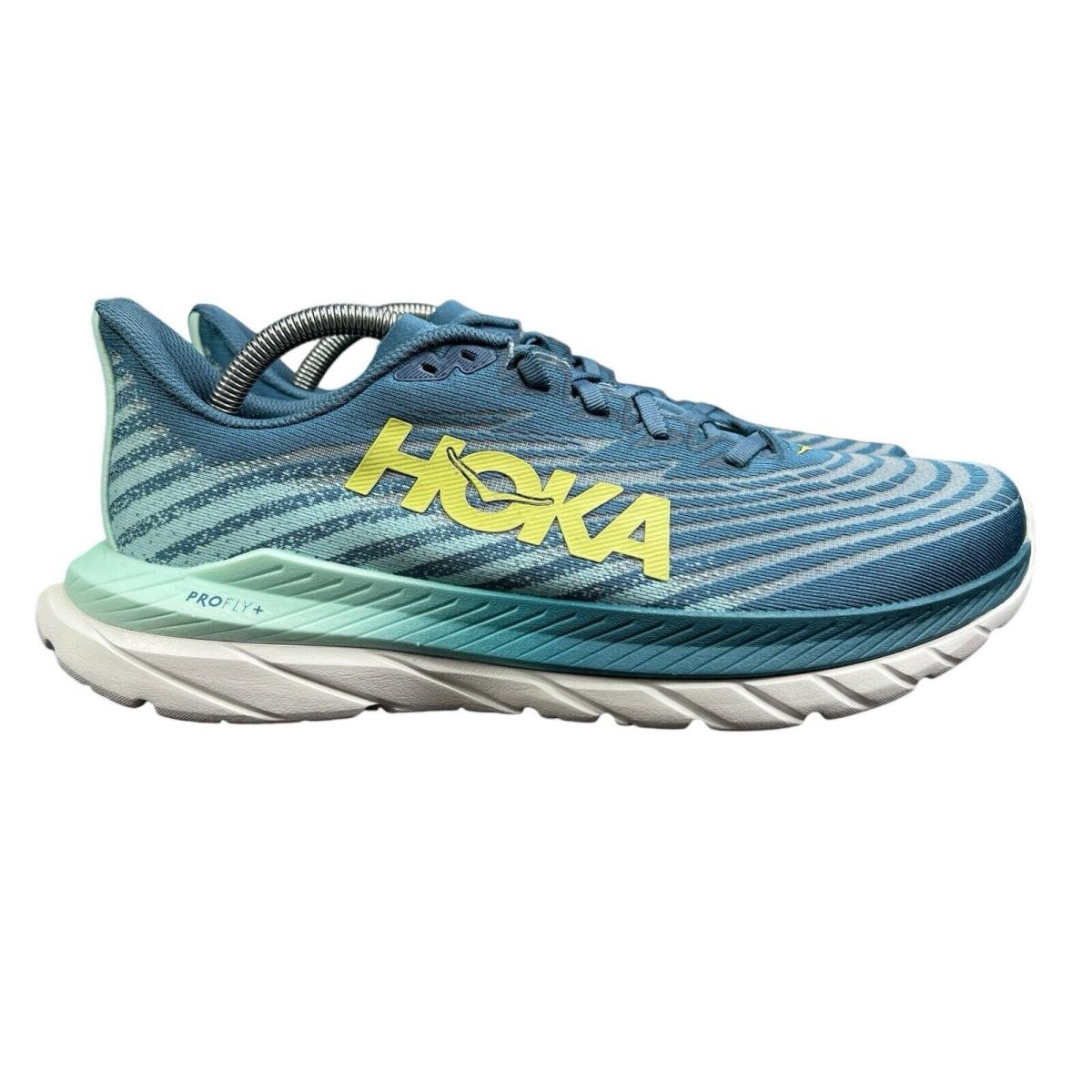 Hoka One One Mach 5 Bluesteel Sunlit Ocean Running Shoes Men`s Sizes 10 - 11.5 D